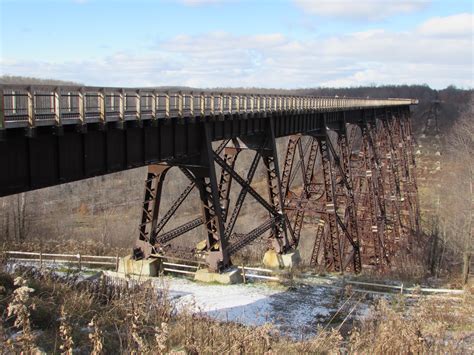 Kinzua Bridge State Park with a Touch of Winter | Interesting Pennsylvania and Beyond