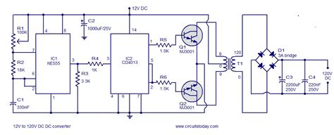 12vdc To 24vdc Converter Circuit Diagram