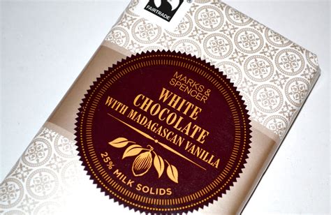 Chocolat Indulgence: Marks & Spencer Fairtrade White Chocolate with ...