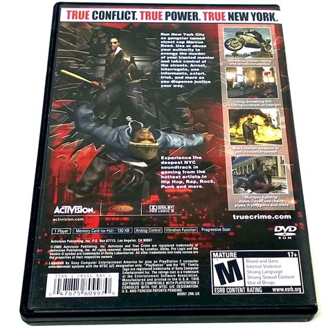 True Crime: New York City for PlayStation 2 (PS2) | PJ's Games