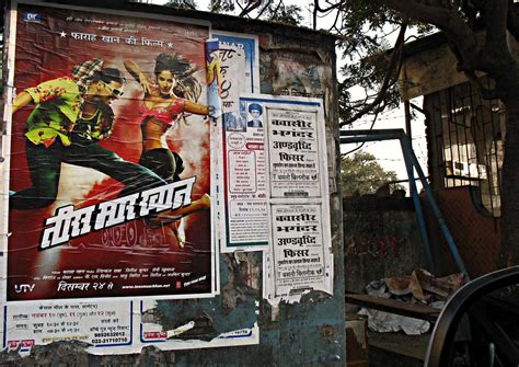 Stock Pictures: Movie Posters in Mumbai