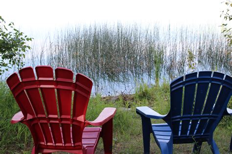 Adirondack Chairs Lake Free Stock Photo - Public Domain Pictures
