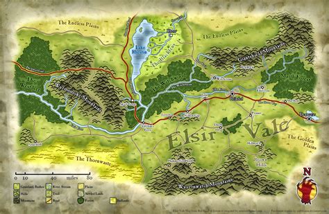 Red Hand of Doom: Elsir Vale Map (Player) by Antariuk on DeviantArt