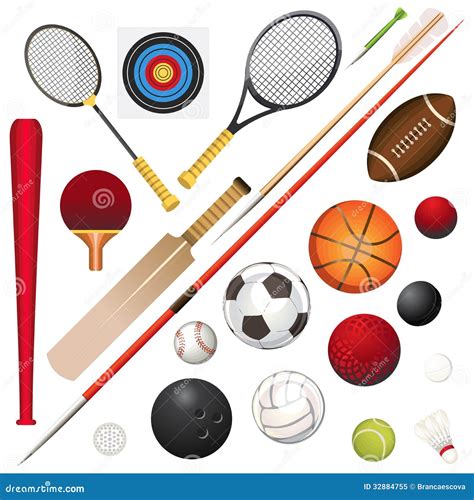 Sports Equipment Royalty Free Stock Photo - Image: 32884755