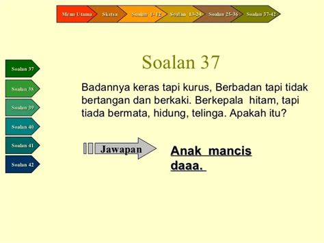 Pantun Soalan Dan Jawapan : Teka Teki Pantun Lucu Lawak Rakyat Malaysia Part 1 Gembira Edutv ...