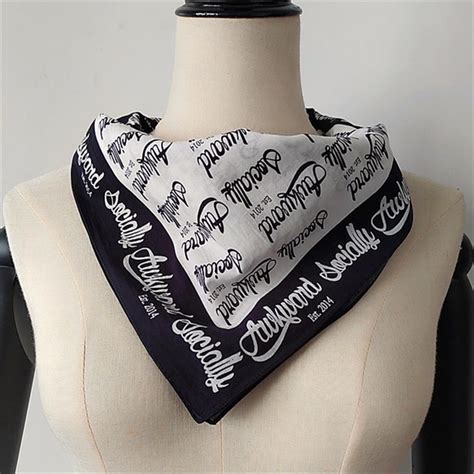 Scarf factory custom printed bandanas no minimum