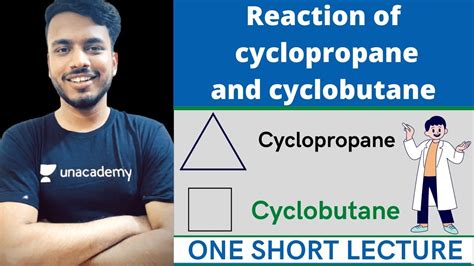 Reactions of cyclopropane and cyclobutane || reaction of cyclopropane ...