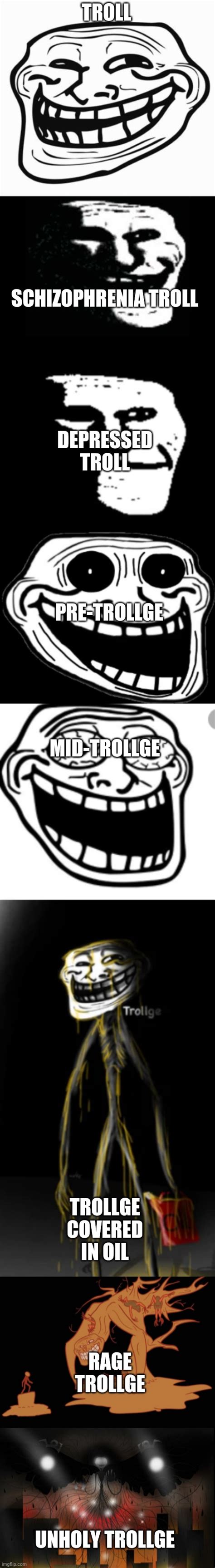 All forms of the trollge. - Imgflip