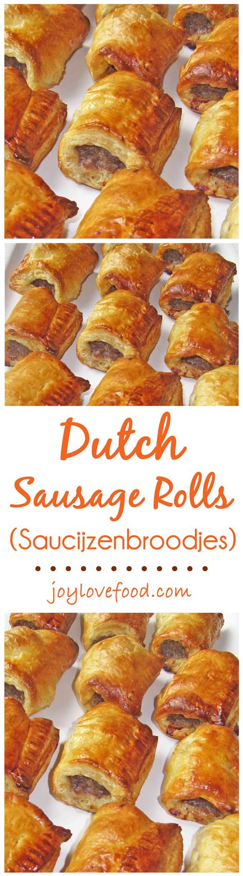 Dutch Sausage Rolls - Joy Love Food