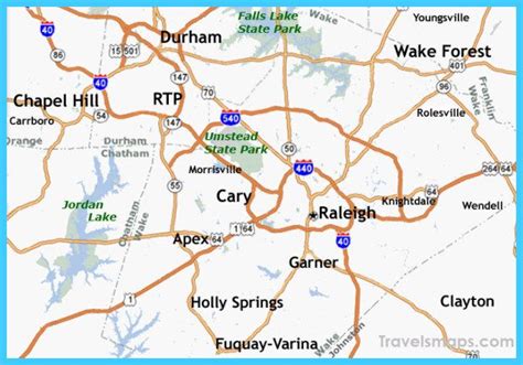 Raleigh Map