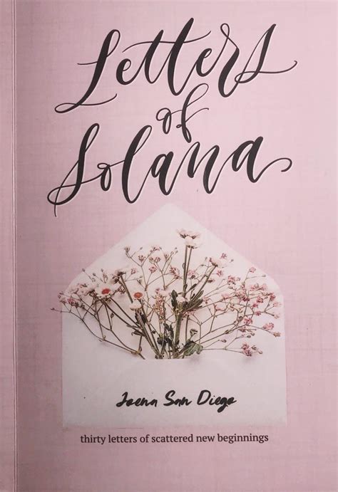 Letters of Solana by Joena San Diego | Goodreads