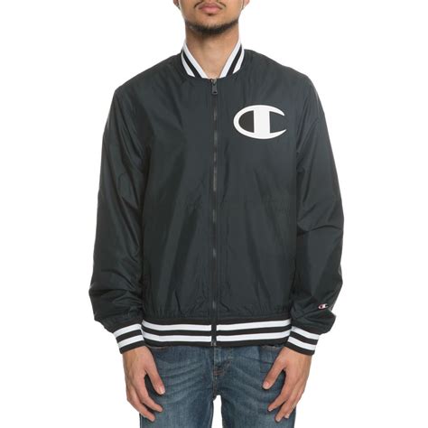 CHAMPION MEN'S CHAMPION SATIN BASEBALL JACKET V1941 549745 003 - Shiekh