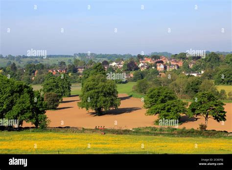 Summer view over the Amber Valley, Duffield village, Derbyshire, England, UK Stock Photo - Alamy