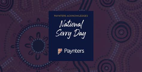 National Sorry Day - Paynters