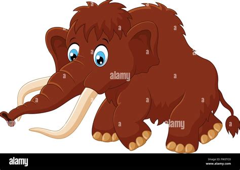 Cute mammoth cartoon Stock Vector Image & Art - Alamy