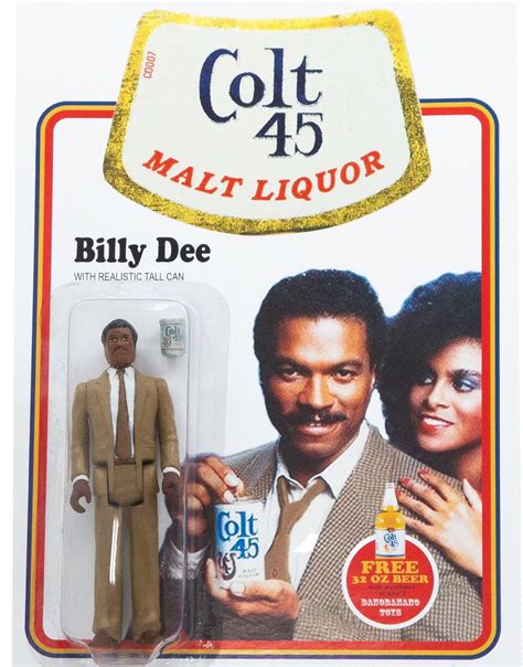 Billy Dee Williams....in action figure form (courtesy of Colt 45 Malt Liquor) : r/nostalgia