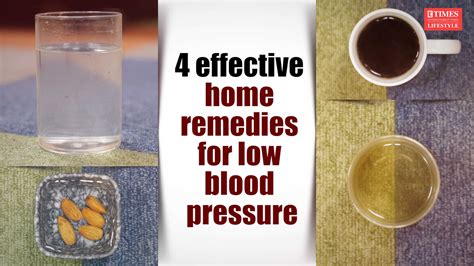 4 effective home remedies for low blood pressure | Lifestyle - Times of ...