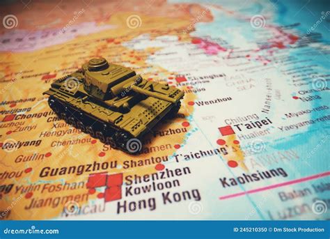 Conflict between China and Taiwan Stock Photo - Image of geopolitics ...