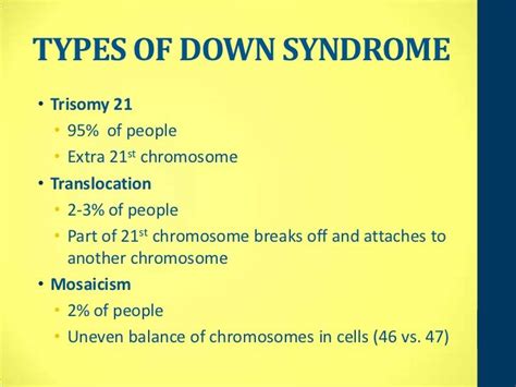 Infants with down syndrome symptoms