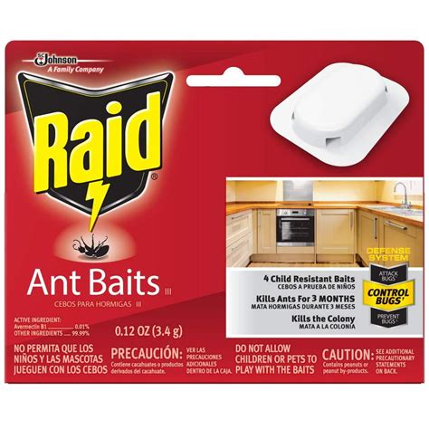 Raid Ant Baits III, 4 ct 46500767463 | eBay