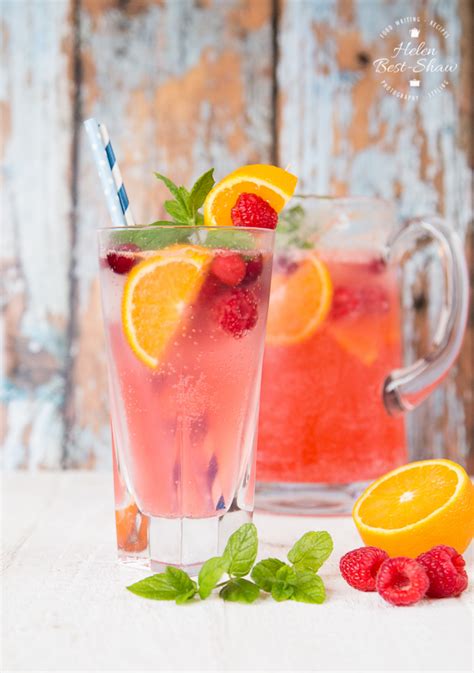 Cranberry, Raspberry and Orange Sparkling Mocktail