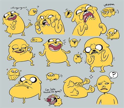 Jake The Dog Stretching