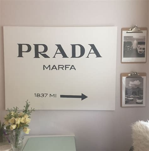 Prada Marfa Sign, $34.99 | Prada marfa, Bedroom inspirations, Prada marfa sign