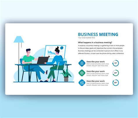 Business Meeting PowerPoint Template Free Download | Premast