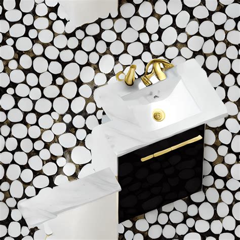 Beautiful Marble Gold White Black Pattern · Creative Fabrica