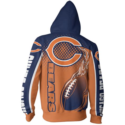 Chicago Bears Hoodies Cute Flame Balls graphic gift for men -Jack sport ...