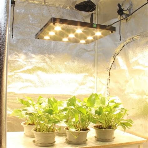 Ultra thin COB LED Plant Grow Light Full Spectrum BlackSun S9 LED Panel Lamp for Indoor ...
