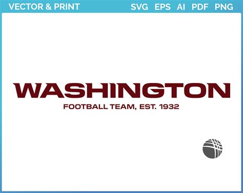 Washington Football Team - Primary Logo - Football Sports Vector SVG ...