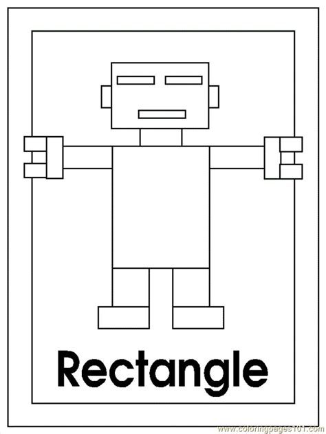 Rectangle Coloring Pages - Kidsuki