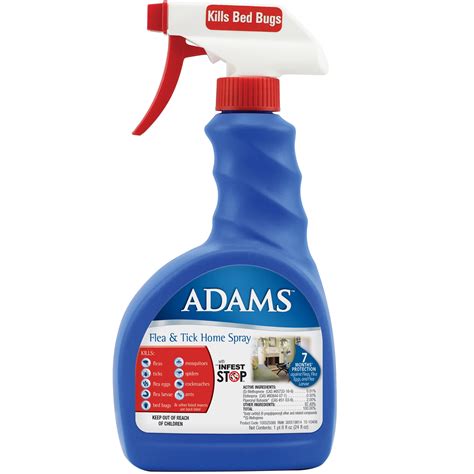 Adams Flea and Tick Home Spray, 24 ounces, Fragrance Free - Walmart.com - Walmart.com