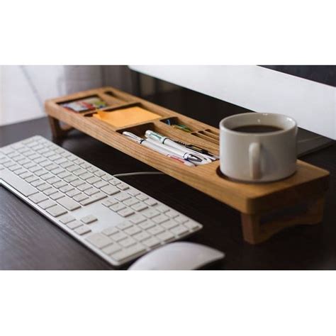 Desktop Wooden Tray / Multi-Purpose Wooden Tray - Wooden Office ...