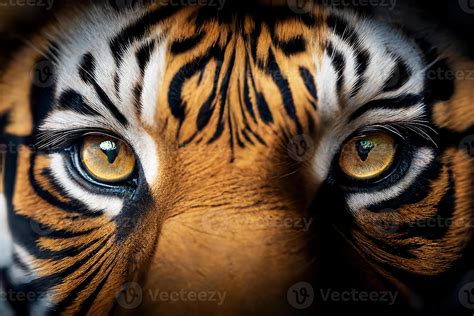 Close-up of the tiger's eyes. 23372448 Stock Photo at Vecteezy