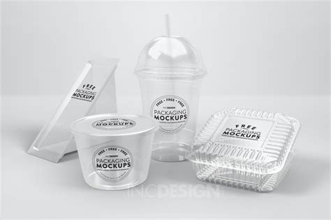 FREE Clear Packaging Fast Food Mockup :: Behance