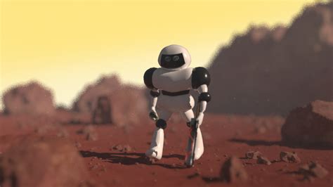 ArtStation - Robot on Mars