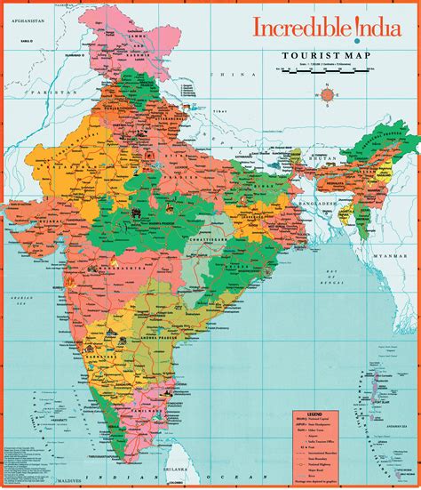 INDIEN aktuell - Kultur, Indien Reisen, Indien Wirtschaft | India tourist, India map, Tourist map