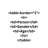 HTML Table Examples: Simple and Easy - Robotics for beginners