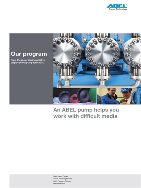 Our Program: An ABEL Pump Helps You Work With Difficult Media | PDF ...