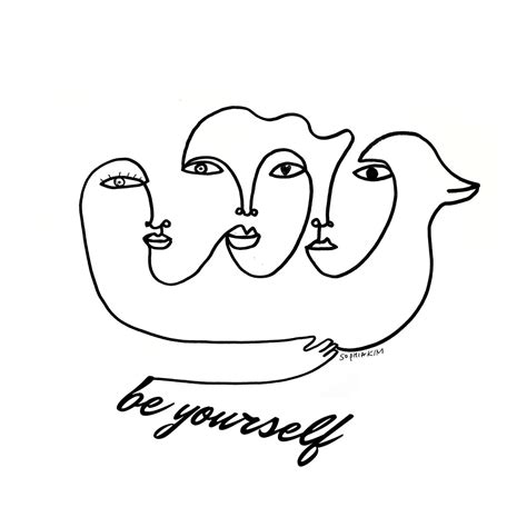 be yourself in 2020 | Daily drawing, Drawings, Art