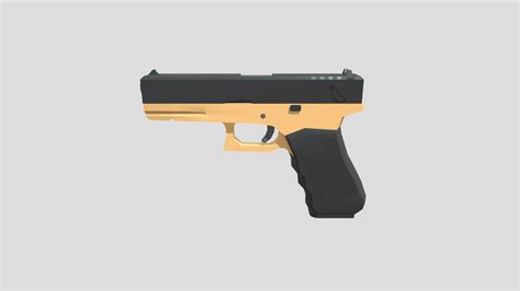 Gun Low Poly - 3D model by s20523 (@s20523) [6ee52c1] - Sketchfab