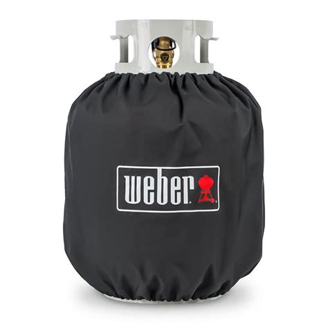 Weber Tank Cover for 20 lbs. Liquid Propane Tank-7137 - The Home Depot