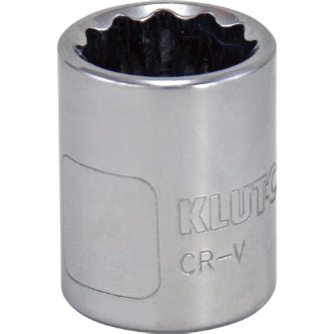 Klutch Socket — Metric, 12mm, 3/8in.-Drive, 12-Pt. | Northern Tool