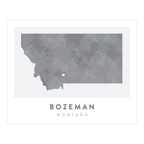 Bozeman, Montana Map