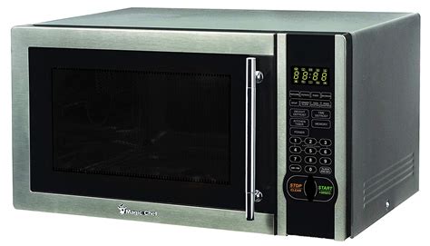 Magic Chef Mcm1110St 1.1 Cubic Feet 1000-Watt Stainless Microwave with ...