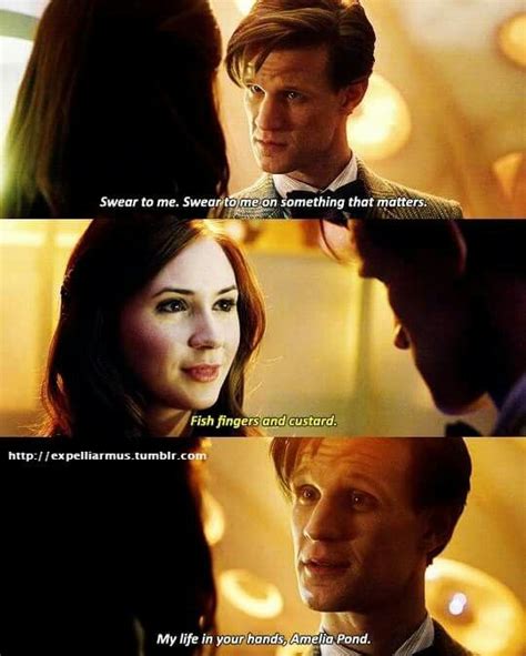 "My life in your hands, Amelia Pond." One of my favourite quotes!! | Bbc doctor who, 11th doctor ...