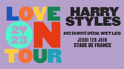 Harry Styles, Wet Leg concert tickets for Stade de France, Saint-Denis Thursday, 1 June 2023 ...