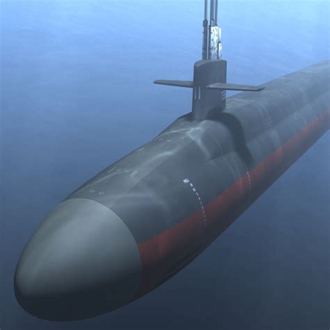 Ohio Class Submarine 3D Model .obj .3ds .lwo .lw .lws - CGTrader.com